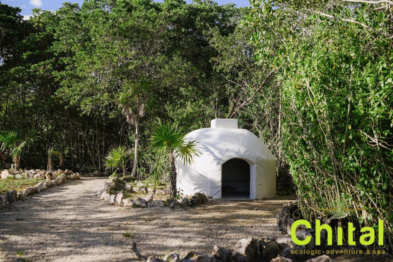 Hotel El Chital Raudales Exteriör bild